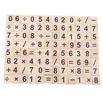 100 шт, Деревянная игрушка-головоломка с английским алфавитом, Развивающая детей, Интеллектуальная головоломка с цифрами и буквами 