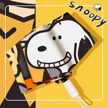 2022 Snoopy Umbrella Портативный Зонт от Дождя и Солнца Двойного Назначения, Автоматический Складной Зонт, Мультяшная Аниме-игрушка Kawaii для Детского подарка