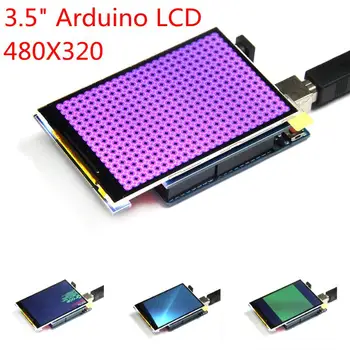 3,5-дюймовый Модуль сенсорного экрана 480x320 TFT LCD ILI9486 ЖК-дисплей для Платы Arduino UNO MEGA2560 с сенсорной панелью/Без нее