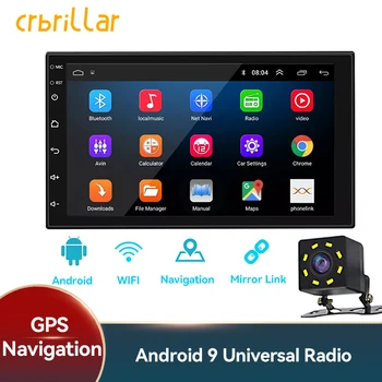 7-Дюймовый Android автомобильный Радиоприемник Gps Bluetooth Аудио Стерео WiFi 2 Din Usb Fm Автомобильные аксессуары Для Vw Nissan Hyundai Toyota Cv-r Kia 12V