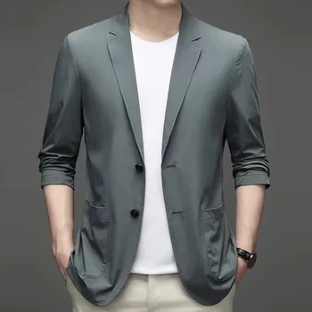 7061-2023 мужская новая корейская модная деловая куртка для отдыха, роскошный костюм в стиле Yinglun