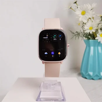 Amazfit GTS 2 Мини Фитнес-Умные часы Alexa 68 + Спортивных режимов 5ATM Водонепроницаемые женские наручные часы 95New Woman Watches Подарочная коробка