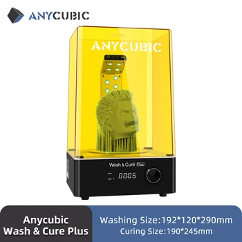 ANYCUBIC Wash & Cure Plus Машина для Стирки и Отверждения 2 в 1 Для 3D-принтера Mars Pro Photon Mono X LCD 3D Модели печати
