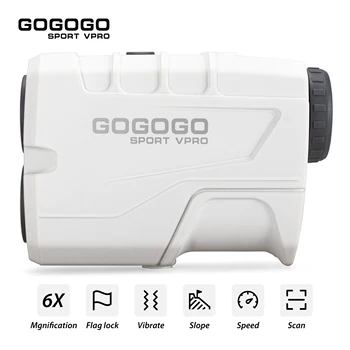 Gogogo Sport Vpro Лазерный Дальномер для гольфа/Охоты 800m/900y Перезаряжаемый Дальномер 6X Телескопический Лазерный Дальномер GS19W