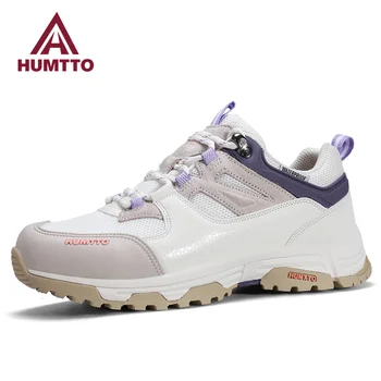 HUMTTO, водонепроницаемая походная обувь для женщин, Уличная женская спортивная обувь, Роскошные Дизайнерские дышащие Треккинговые кроссовки для Скалолазания, женские кроссовки