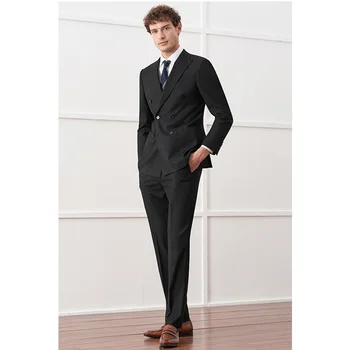 Lin2666 - мужской деловой профессиональный костюм из трех предметов в британском стиле, приталенный