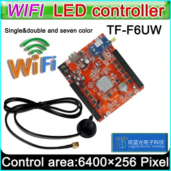 TF-F6UW wifi светодиодная карта управления, модуль p10 ***, одно- и двухцветные светодиодные вывески, обычная карта управления светодиодным дисплеем p10