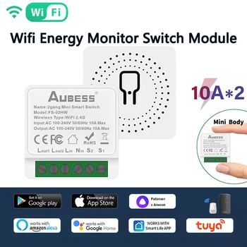 Tuya WiFi Mini DIY Smart Switch 2 Способа Управления Умным Домом Smart Switch Через Alexa Google Home Alice Модуль автоматизации Умной Жизни