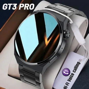 Watch GT3 Pro Мужские умные часы HD с большим экраном, Голосовой вызов, Здоровье, Спорт, Фитнес-трекер, Водонепроницаемые Умные часы 2023