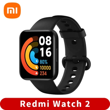 Xiaomi Redmi Watch 2 HD с большим экраном, часы для мониторинга здоровья со сверхдлительным сроком службы, Фитнес-часы для бега, спортивные Смарт-часы, носимые устройства