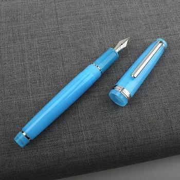 Авторучка серии Jinhao 82 Акриловая с кончиком 0,5 мм, Школьные Канцелярские принадлежности, Деловые чернильные ручки для письма, синие