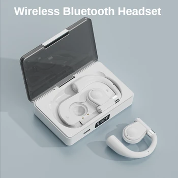Беспроводная спортивная Bluetooth-гарнитура, Новые открытые наушники без наушников, устанавливаемые на настоящие уши, для планшетных телефонов Apple Huawei