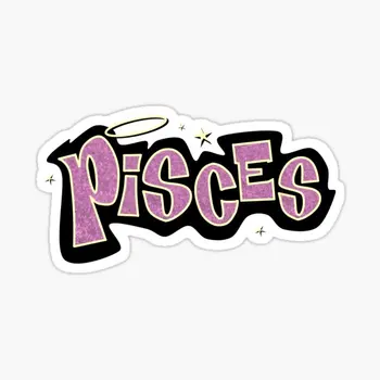 Знаковые Розовые блестки в стиле Pisces Bratz, 5 шт., автомобильные наклейки для забавных наклеек на бампер автомобиля, наклейки для ноутбука, декор для детской комнаты
