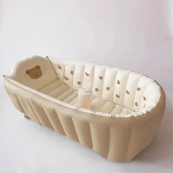 Корейская ванна Ins, Многофункциональное Складное Надувное Большое Ведро для ванны, товары для новорожденных и детей