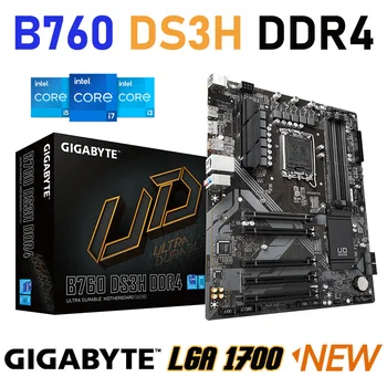 Материнская плата Gigabyte B760 DS3H DDR4 DDR4 Intel B760 Материнская плата DDR4 5333MT/s Материнская плата Intel B760 Intel 12th 13th Gen CPU ATX Новая