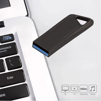 Металлическая USB-вспышка 2.0 USB-накопитель PenDrive Высокоскоростная Карта памяти 32GB 64GB 128GB флешка USB-флешки