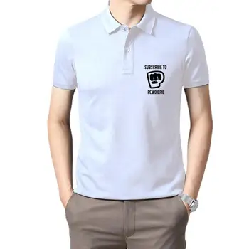 Мужская одежда для гольфа с коротким рукавом Подпишитесь на Pewdiepie Женская футболка-поло Pewdiepie для мужчин