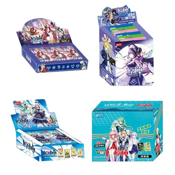 Оптовые продажи Genshin Impact Collection Cards Booster Box Редкие игральные карты