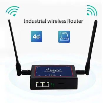Промышленный беспроводной маршрутизатор 4G wifi с нефиксированной антенной 2 * 5dBi с чипом MTK, высокоскоростной полнофункциональный модуль маршрутизатора Netcom, внешняя антенна