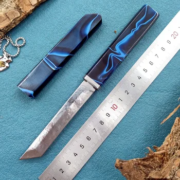 Синяя Наложница Дамасская Оболочка из стали VG10-Открытый Походный Ручной Нож для мяса, Фруктовый Нож