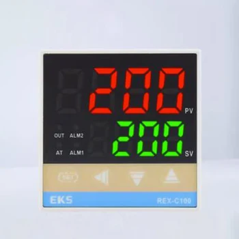 Термопара типа K, цифровой дисплей, PID Регулятор температуры, Реле SSR, выход REX-C100