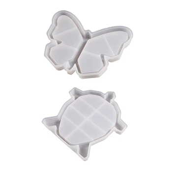 Форма для лотка с бабочкой на День Святого Валентина, Косметическая коробка, силиконовая форма