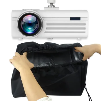 Чехол для проектора Подходит для потолочной домашней установки видеопроектора на открытом воздухе, защита от пыли и воды, черный