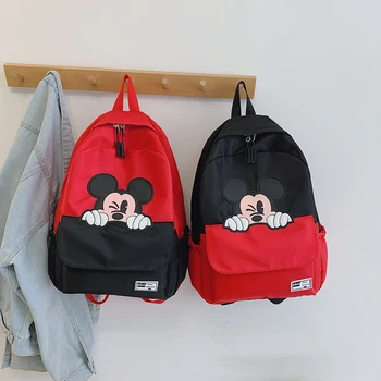Школьная сумка Disney с Микки Маусом и Минни Для мальчиков и девочек, детская сумка, Детский рюкзак, Рюкзак для детского сада, Школьные сумки для детей, Подарок для детей