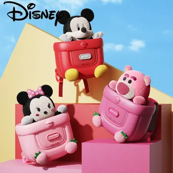 Школьная сумка для плюшевой куклы Disney Lotso, Детский Съемный рюкзак для куклы Микки Своими руками, Ультралегкая Дорожная сумка EVA, сумка для игрушек большой емкости