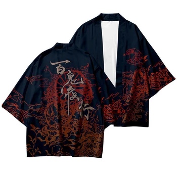 Японское Кимоно, Традиционная одежда, Рубашки-Кимоно, Женские Рубашки-Самураи, Хаори, Юката, Мужские Рубашки-Кардиганы Для Косплея